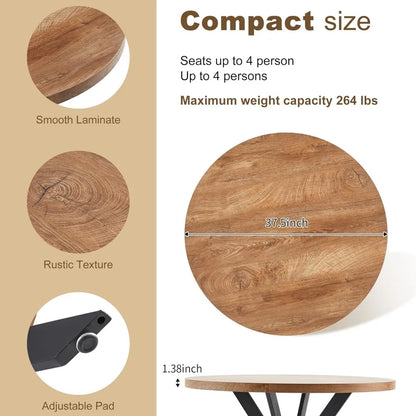 3 Pieces Breakfast Table Set for 2,