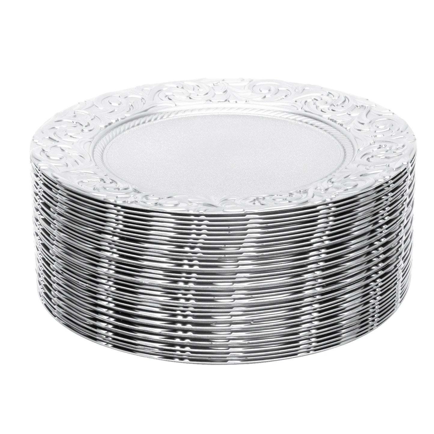 100PCS Reusable Serving Plates for Birthday Parties