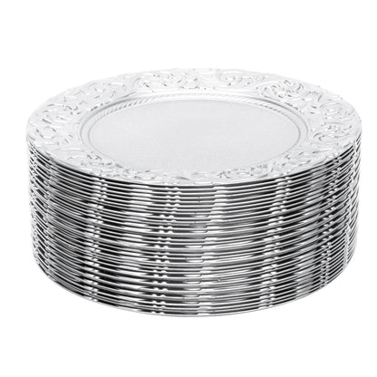 100PCS Reusable Serving Plates for Birthday Parties