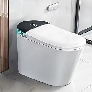 Luxury Smart Toilet with Water Tank, Auto Close Lid