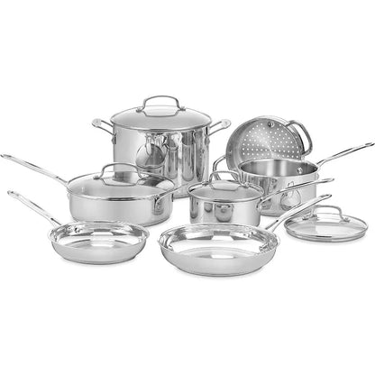 11-Piece Stainless Steel Cookware Set
