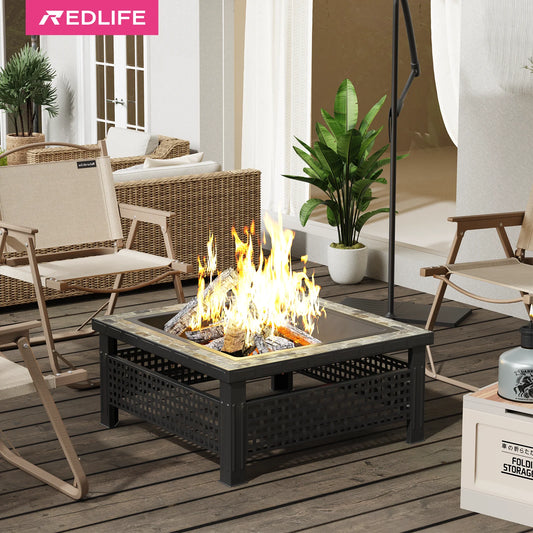30 Inch, 3-in-1 Multipurpose Firepits for Yard, Garden, Patio