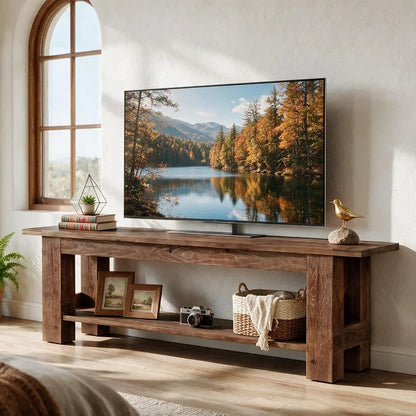 Solid Wood TV Stand for TVs up to 75''