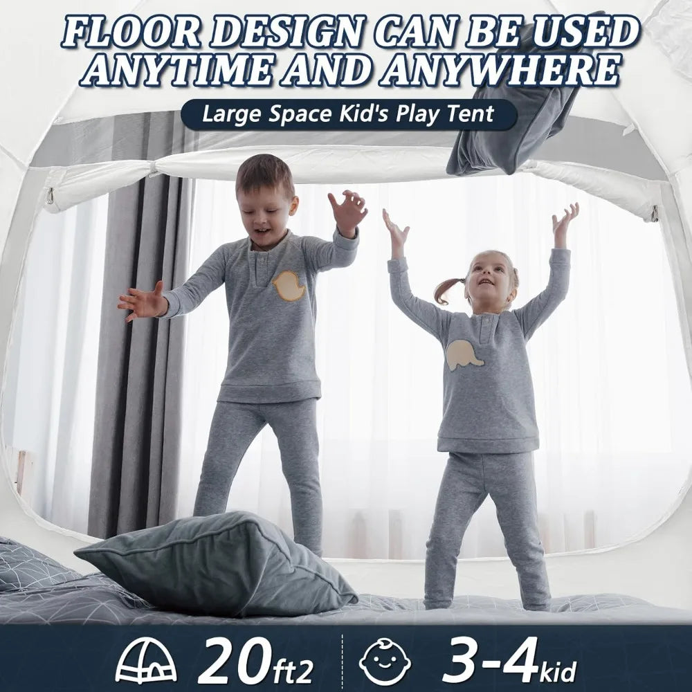 80% Blackout, Twin to King Sized Canopy Tents: