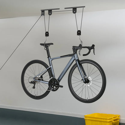Wall Suspension Display Rack, Bicycle Storage Elevator.