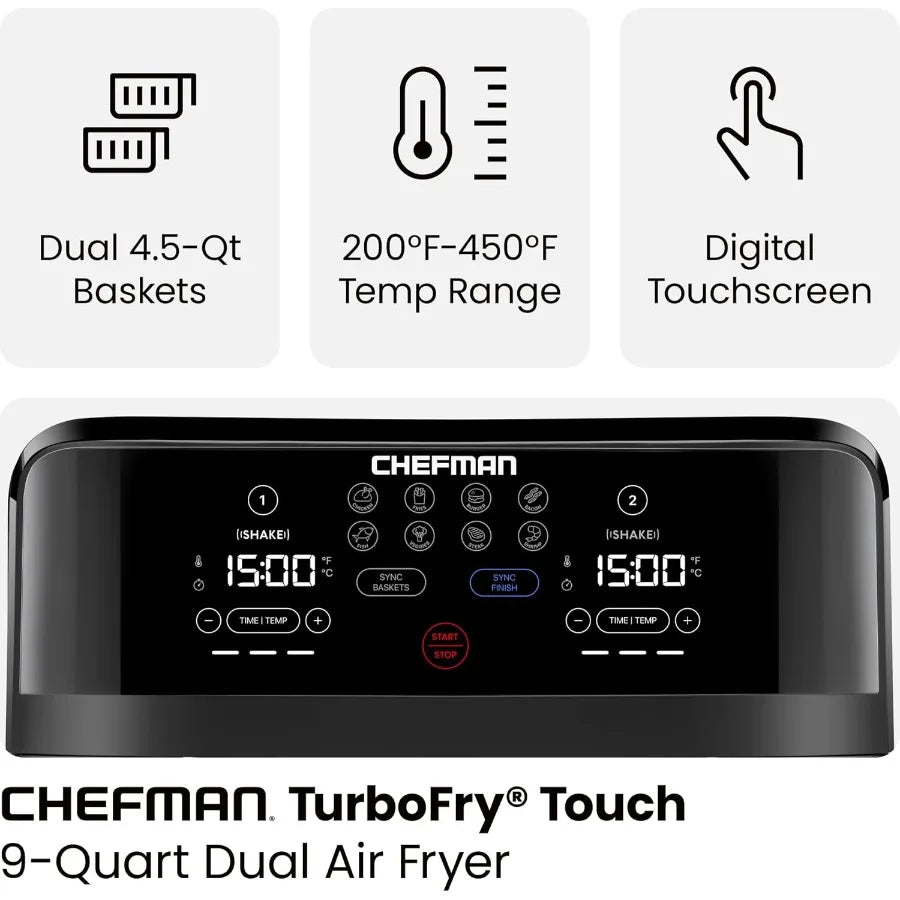 Turbo-Fry Touch Dual Air Fryer