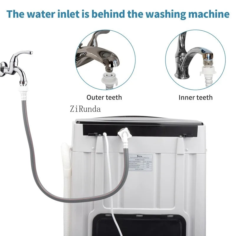 Full-Automatic Washing Machine with 10 programs 8 Water Level Selections