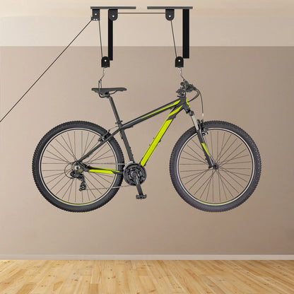 Wall Suspension Display Rack, Bicycle Storage Elevator.