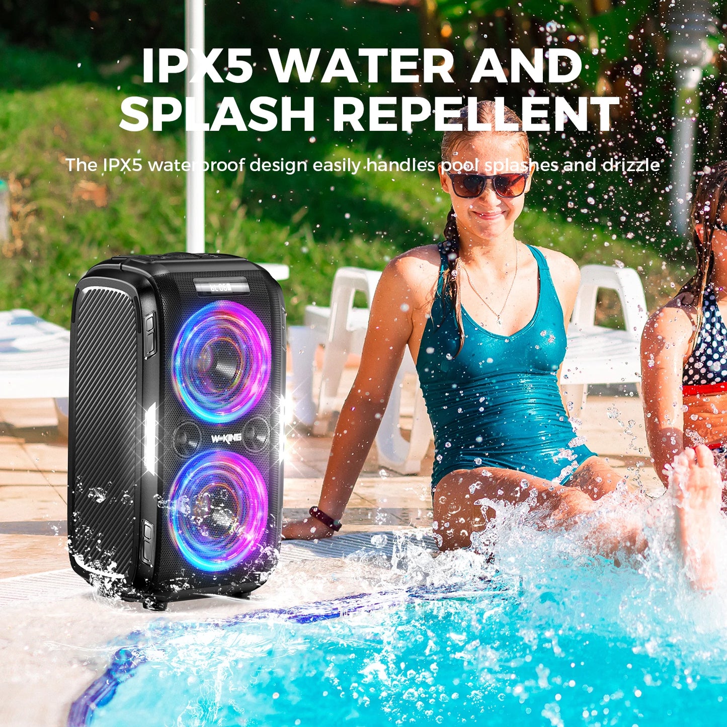 250W PEAK Large Bluetooth Speaker Massive 120dB/12