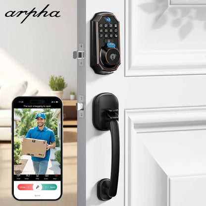 Smart Wi-Fi Keyless Door Lock with Camera