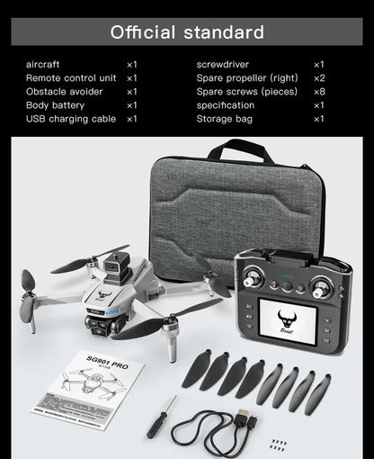SG901 Pro Drone With 4K HD Dual Camera Intelligent