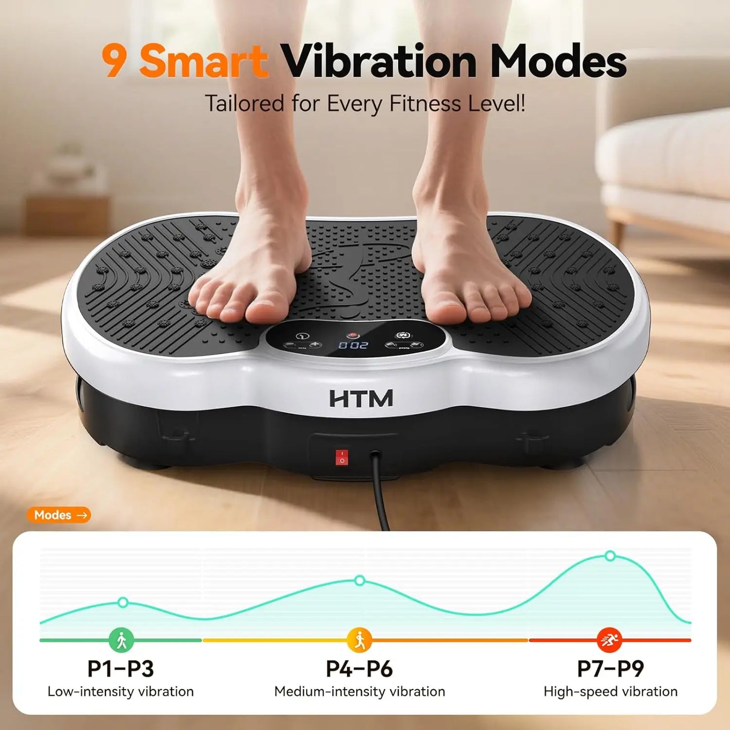 Whole Body Vibration Plate Exercise Machine