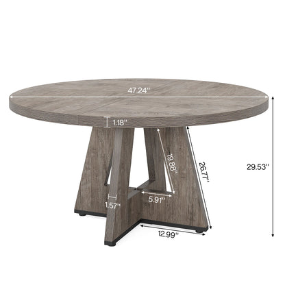 47 Inch Round Dining Table