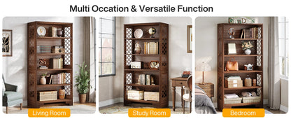 71 Inches Industrial Bookshelf