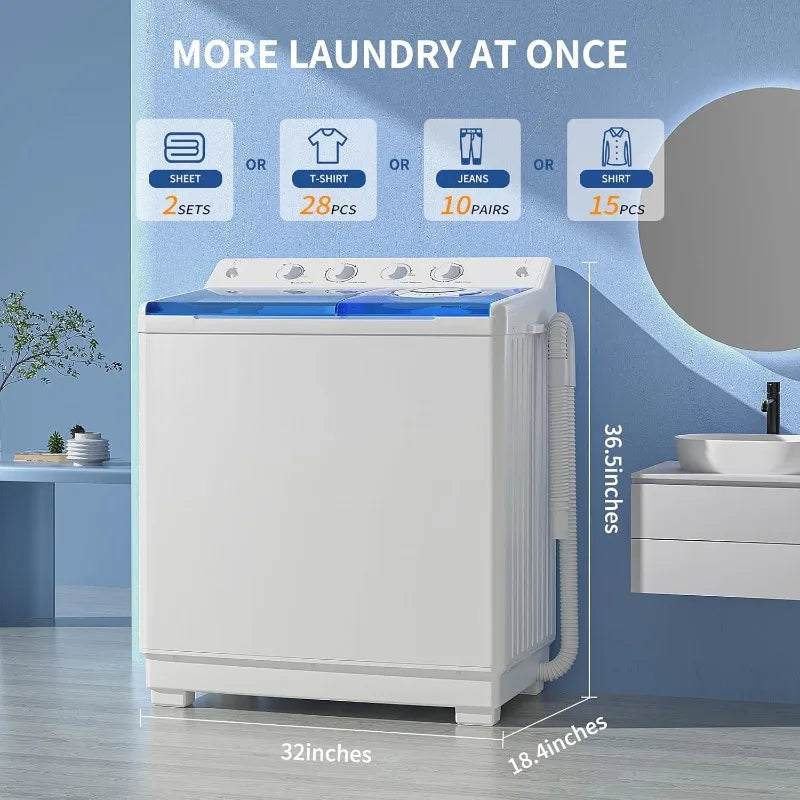 40Lbs Compact Washing machine