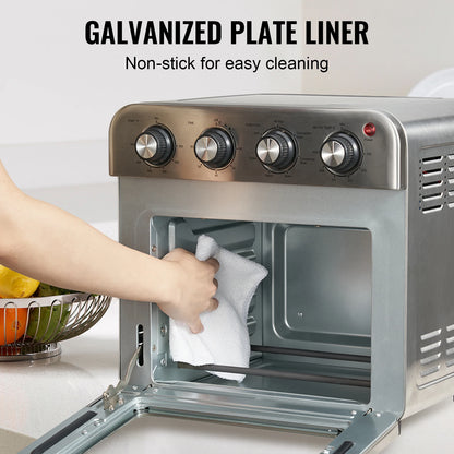 1700W Air Fryer Stainless Steel Toaster Oven