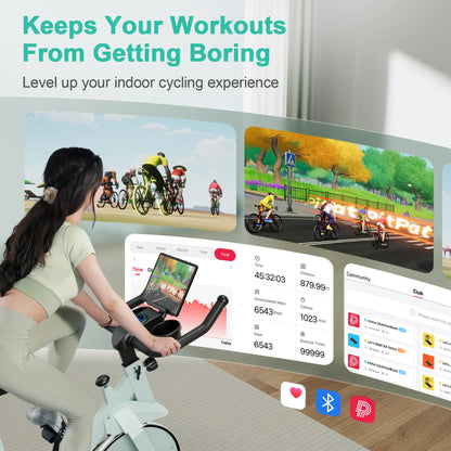 32-Level Magnetic Resistance Stationary Bikes for Home