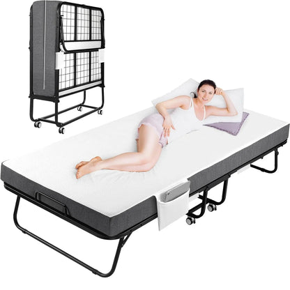 Rollaway Folding Bed with Mattress