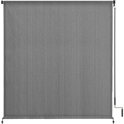 Outdoor Patio Cordless Blinds Roll Up Shade,