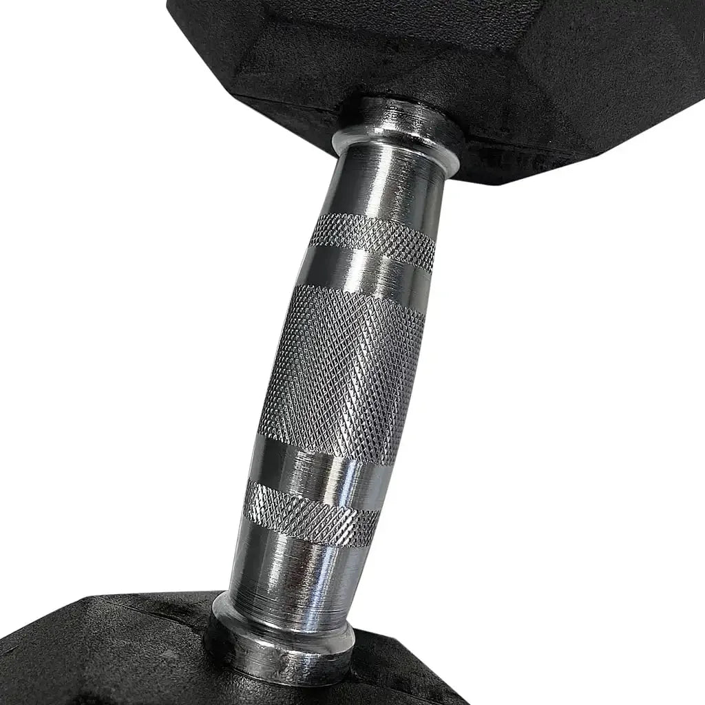 8 lb. Rubber Hex Dumbbells