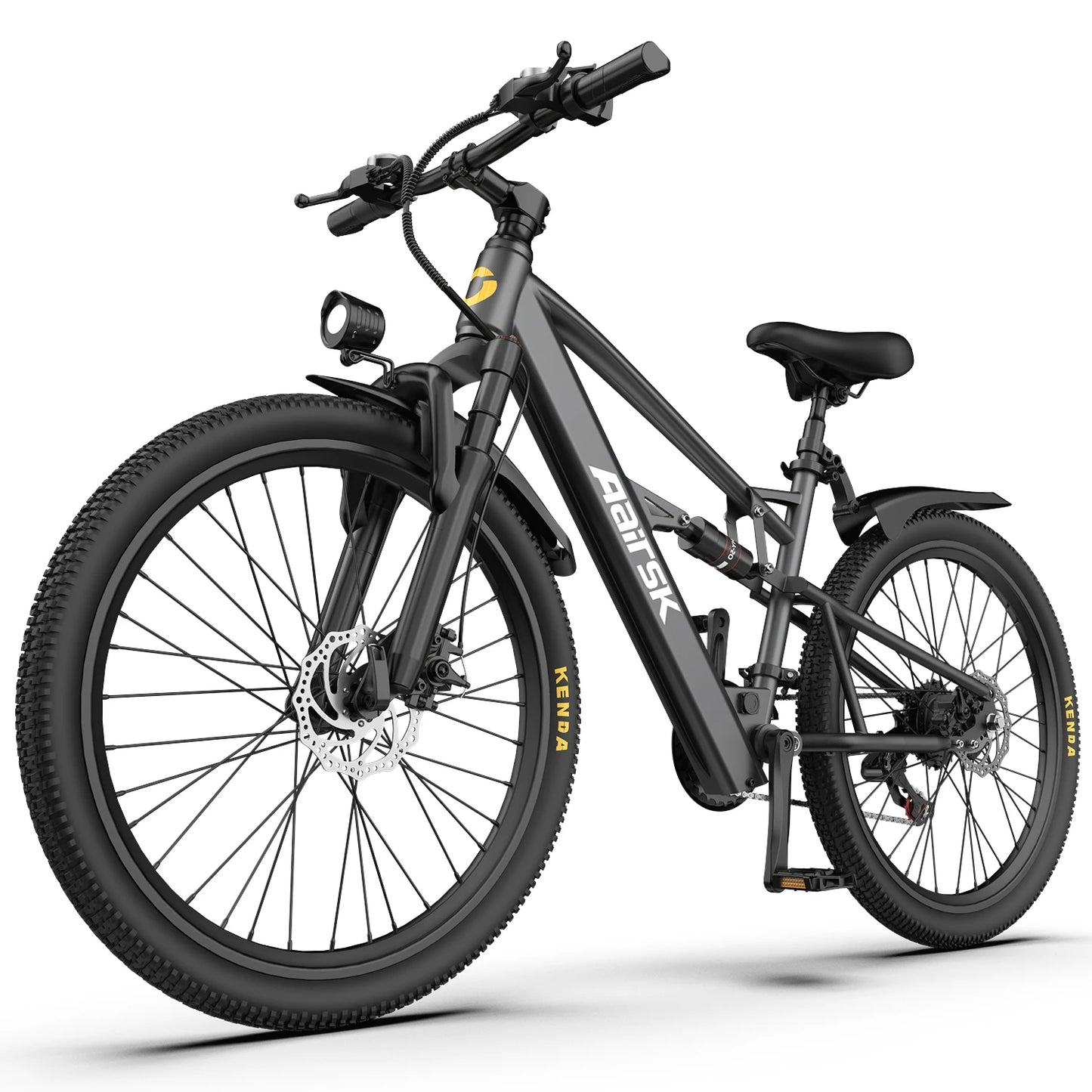 26" Electric Bike, with 21 Speed Dual Suspension