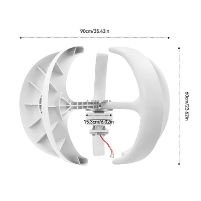 600W 12V/24V Wind Generator Solar Wind Turbine