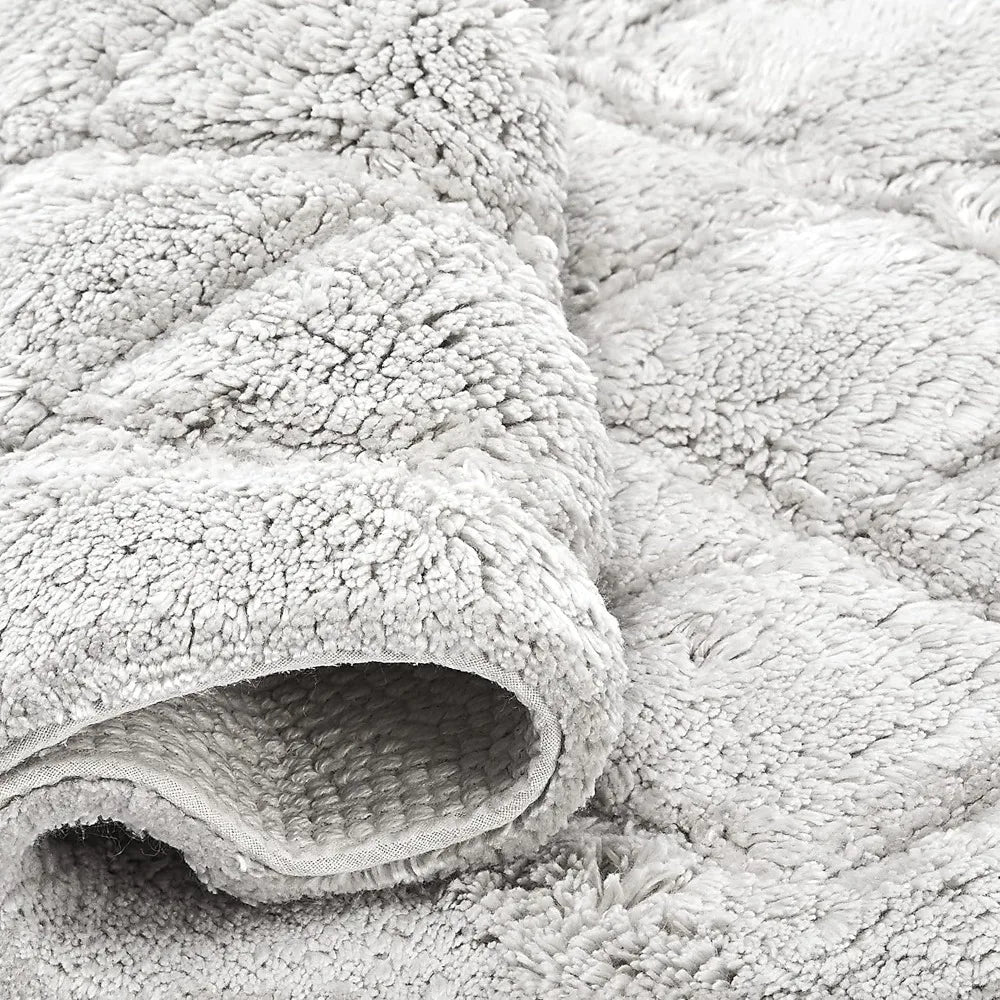 2-Piece Luxury Soft Absorbent Bathroom Rug Set
