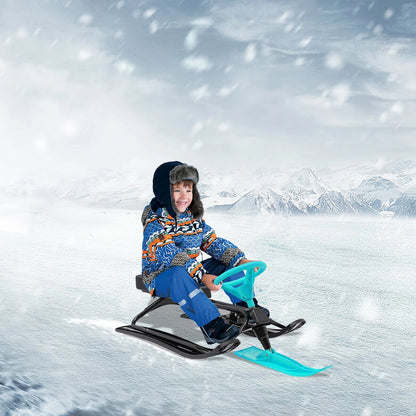 114*50*38cm Snow Racer Sled Slider Board