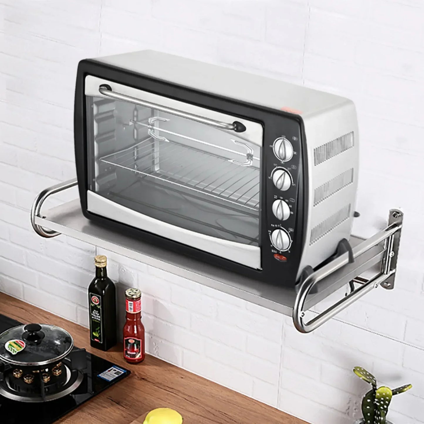 Stainless-Steel Heavy-Duty Kitchen Organizer Rack