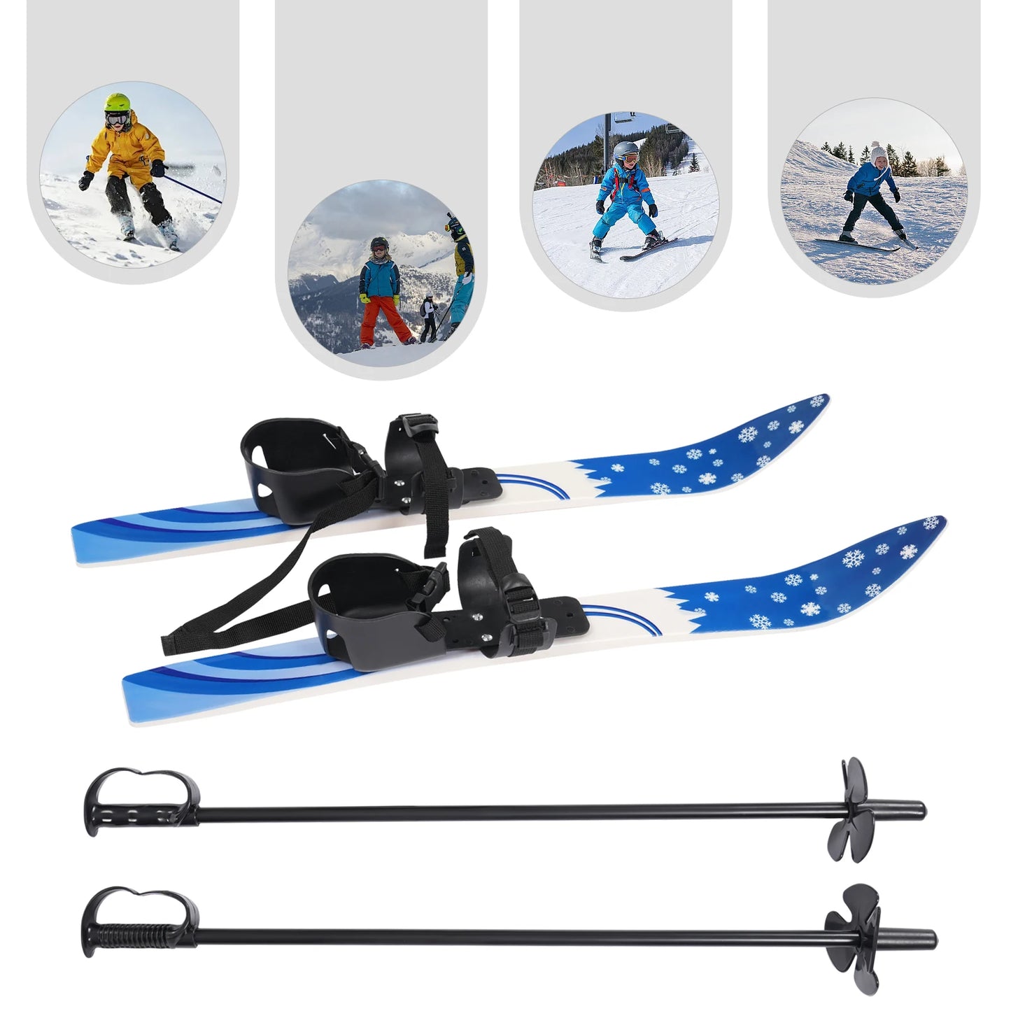 Kids Ski Board Set for Ages 2-8