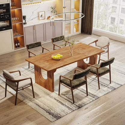 71" Large Kitchen Dining Table