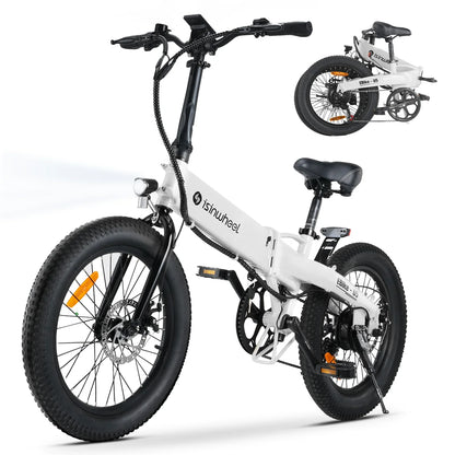 Foldable Electric Bicycle 20-inch tire with 5-Speed Transmission