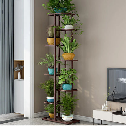 8 Tiers Metal Indoor Outdoor 9 Potted Plant Holders