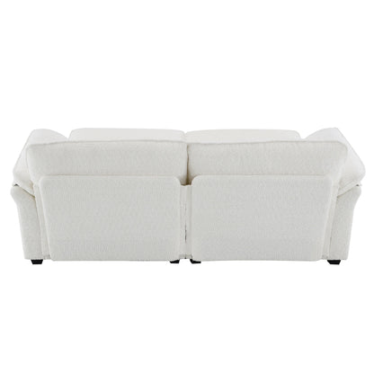 4 Seat Upholstered Sleeper Corner Couch bed set