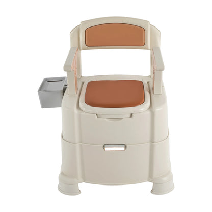 Bedside Commode Toilet with Sensor Night Light