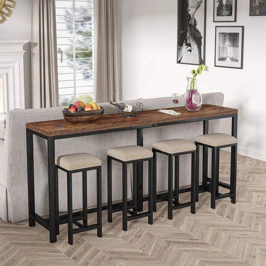 70.9-inch Extra Long Console Table Easy Assembly
