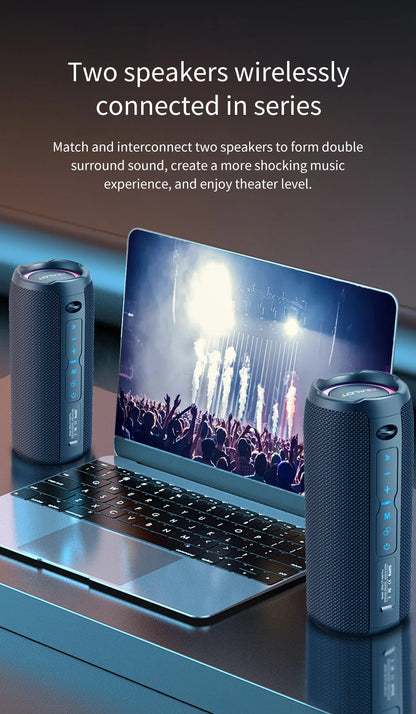 S49 pro Wireless Speaker, Outdoor Portable Subwoofer