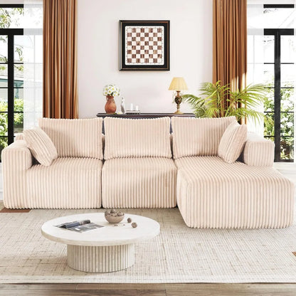 Cloud Sofa Living Room Bedroom Upholstered Sofa.