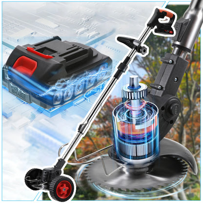Electric Lawn Mower Cordless Grass Trimmer