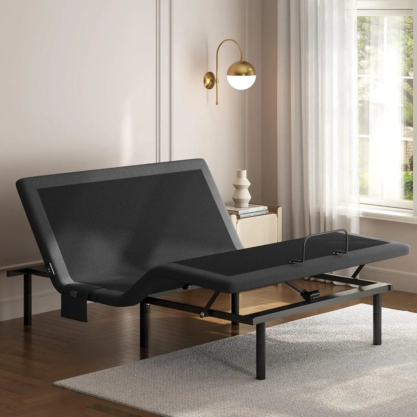 Queen Adjustable Bed Frame with Wireless Remote