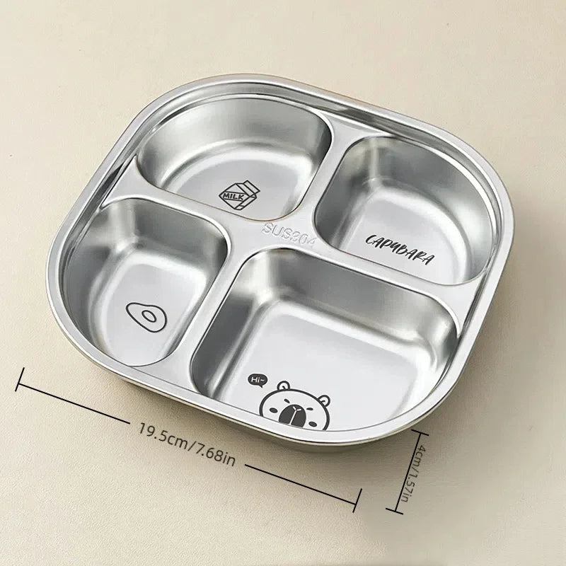 Reusable Square Divided Dinning Plates