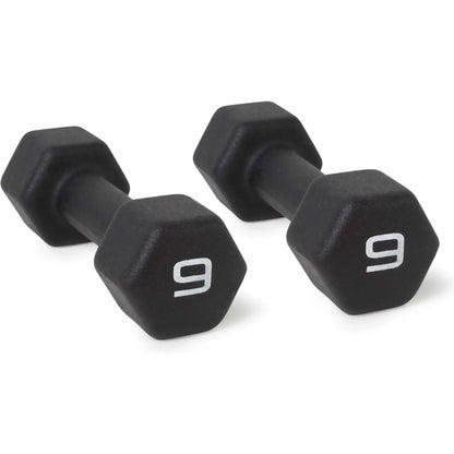 9lb Pair Non-Slip Neoprene Dumbbells Set