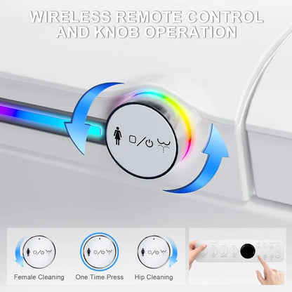 Smart Toilet with Bidet Built in with Foot Sensor Operation