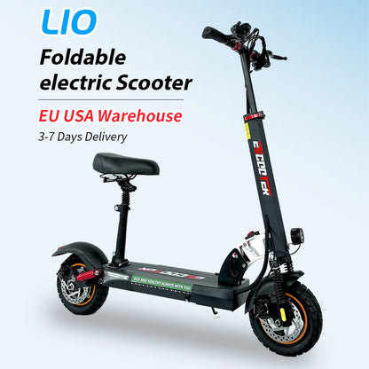 10-Inch Wheels Dual Suspension Foldable Electric Scooter
