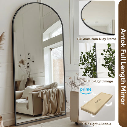 76"x34" Freestanding Full-Length Mirror