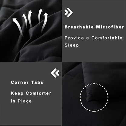 Soft Breathable All Seasons Bedding with 2/3 pcs,1 Comforter