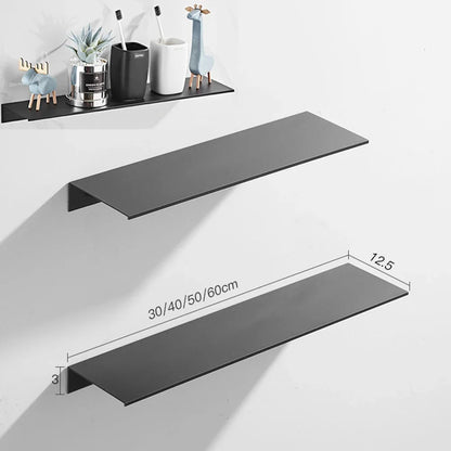 30/40/50CM Bathroom Shelf Aluminum Floating Shelves
