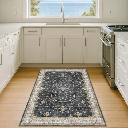 3x4 Non-Slip Mat for Entryway, Kitchen, and Bathroom