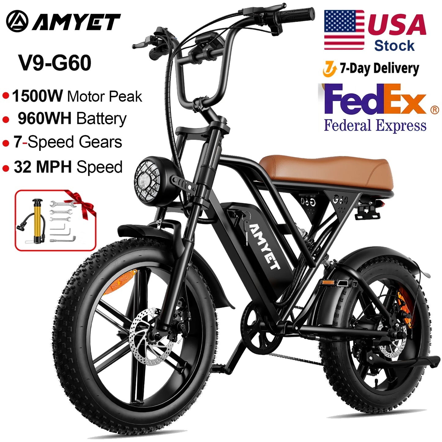 1000W Motor Bicycle 48V 20AH 20“Tire Mountain Ebike.