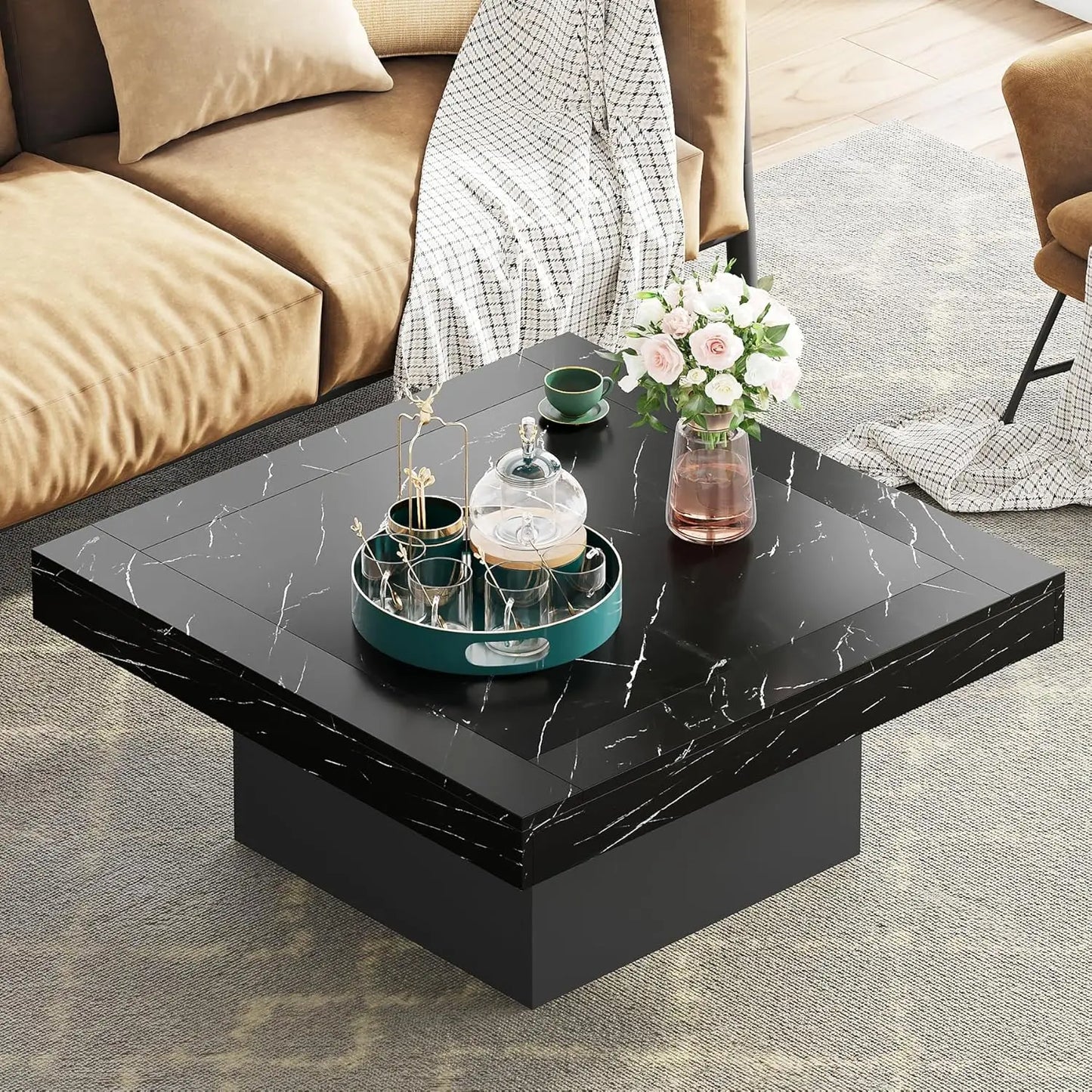 Coffee Table with LED lighting